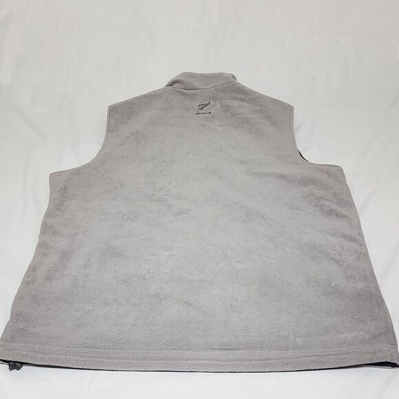 Team New Zealand Yacht Racing Reversible Full Zip Nylon Fleece Vest sz Medium - Picture 4 of 10